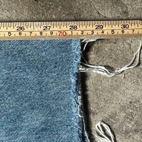 Vintage Cropped Orange Tab Levi's 550 Jeans - Picture 7 of 8